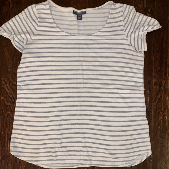 Striped Maternity Tee, L - Picture 1 of 6